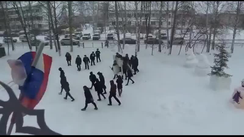 Разгон митингов на примере школьников