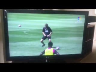 Tony adams first training session with granada