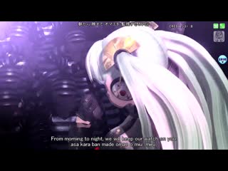 [60fps full風] 秘密警察 secret police hatsune miku 初音ミク diva arcade english lyrics romaji subtitles pda