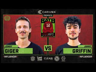 Batb 12 jonny giger vs jamie griffin round 1 battle at the berrics #berrics