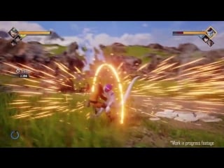 Jump force gameplay demo (e3 2018) goku, luffy naruto vs frieza
