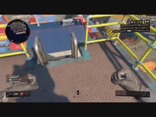 Had to channel my inner kevin mccallister to survive this gunless drop to cargo black ops 4