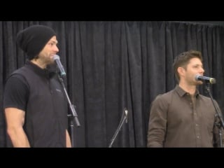 Jaxcon jared padalecki and jensen ackles full gold 2017 supernatural