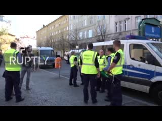 Germany several arrested at unregistered berlin rally against coronavirus restrictions