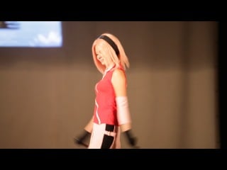 Ani shinai 2013 косплей дефиле liliti naruto; sakura harun