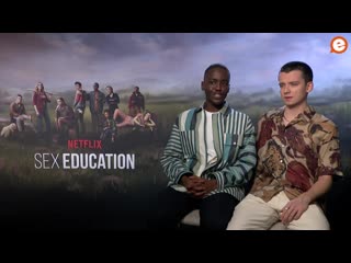 Asa butterfield and ncuti gatwa chat sex education season 2