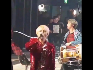 Namjoon kept getting hit by jins hat thingy his face im wheezing idol1stwin