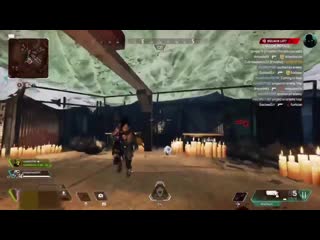 My aim with the wingman is so potato this wraith thought i was friendly shooting and spared me