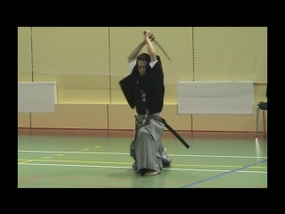 Muso shinden ryu iaido ide tomota senseis embu in moscow