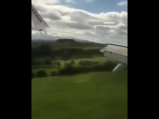 Hard landing ryanair