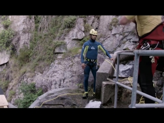 Laso schallers insane 59 meter cliff jump!