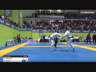 Saulo ribeiro vs francisco araujo #ibjjfeuro19