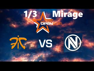 Envyus vs fnatic 1/3 mirage мажор dreamhack open cluj napoca 2015 playoff 1/4 стадия csgo