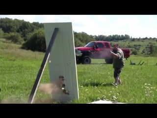 Full auto saiga 12 gauge vs door