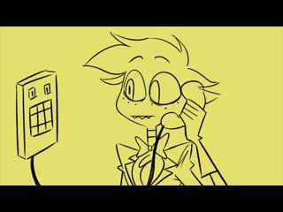 Angel and alastor argue hazbin hotel animatic(720p 60fps) mp4