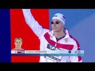 Swimming world cup budapest 2018 100m freestyle men final