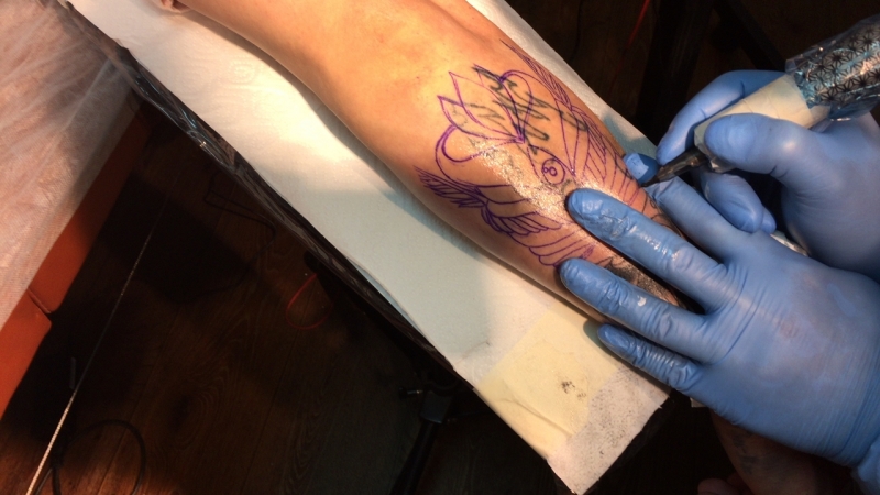 Продолжаем красить вячеслава