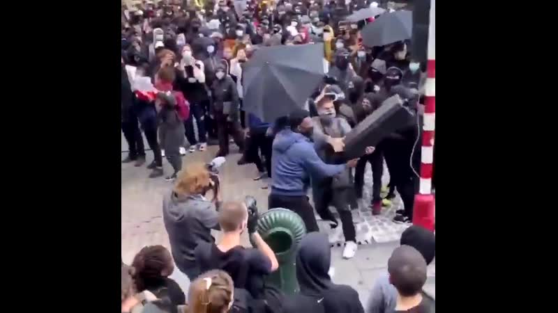 "black lives matter" вчера в брюсселе