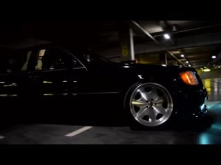 Kaunas city nights w140 and e36 showdown