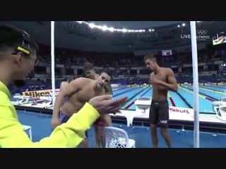 2018 fina sc world championships mens 4x100 freestyle relay final