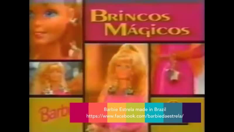 1993 propaganda da barbie brincos mágicos