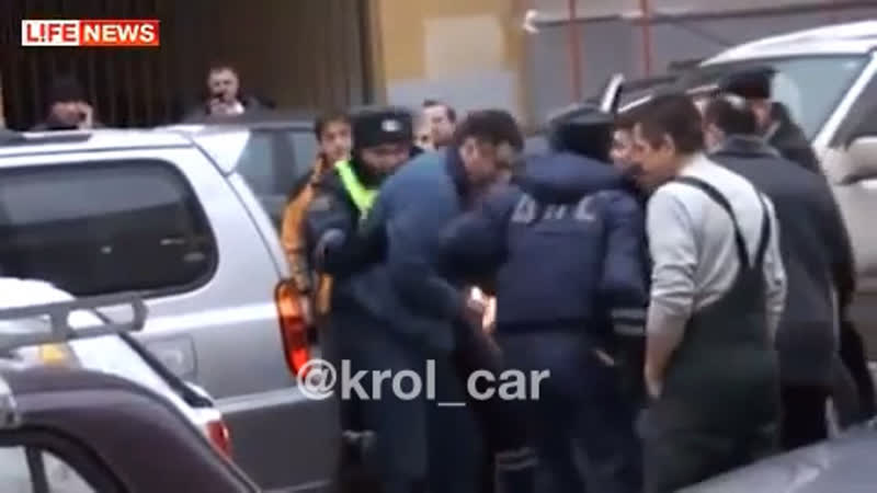 Задержание неадекватного водилы
