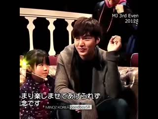 Baby with babies 👯‍♂️👯‍♀️🍬🍭😆 daddy minho 👨‍👧‍👦💗 "minoz japan 3nd event 2012"