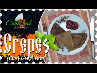 Crepes with strawberry jam the right recipe from «culinarich»