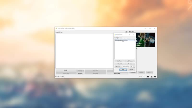 [джон панч] устаноа модов на зельду в cemu используя bcml (breath of the wild cemu mod loader)