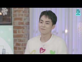 [video] 201212 xiumin @ "let it xiunow ❄" v live