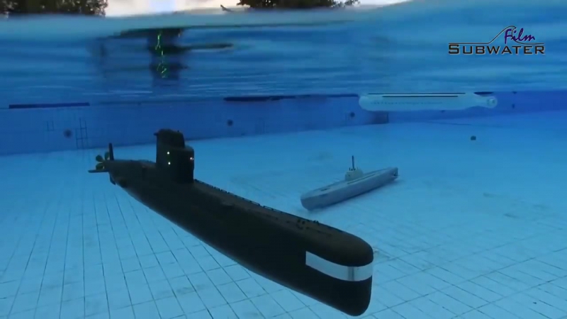 Радиоуправляемые подводные лодки в действии