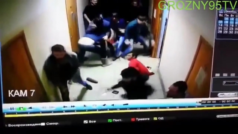 Массовая драка чеченцев с казахами 2015