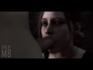 Claire blowjob (resident evil sex)