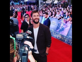 Taika and chris are at premiere