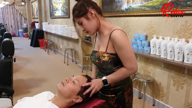 [relax hunter] [part 1]shaving &amp; body massage by ms huong vietnam barbershop 이거 매일 출근하는 느낌 황제 이발관