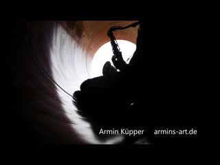 The smallest stage in the world armin küpper a rainy day in the tube saxophon in a pipe