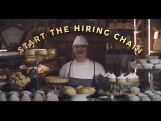 The hiring chain by sting world down syndrome day 2021