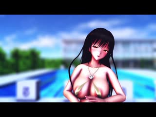 Mmd r 18 [normal] yui kotegawa in gold swimsuit apple pie author aquinas