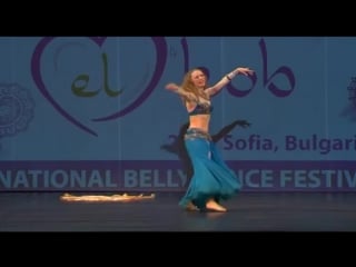 Inci brose dancing in 'orient el hob' festival 2015 sofia bulgaria