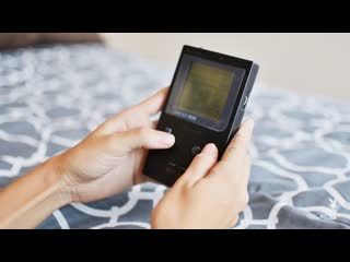 Play with gameboy