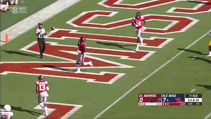 Ncaa football week 06 ul monroe warhawks @ ole miss rebels