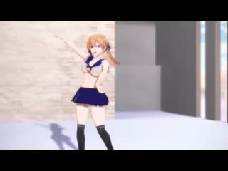 [сочная клубника 18+] [mmd] (блондинки, косплей, красотки, романтическое, хентай)