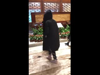 Victoria during drama filming (201212)