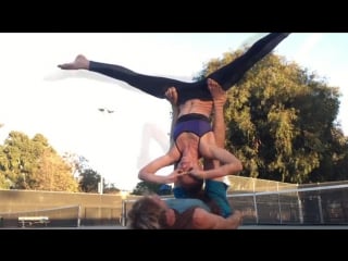 Acro yoga tutorial ninja star, acroyoga learning