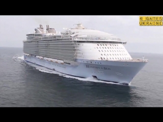 Спуск на воду лайнера harmony of the seas