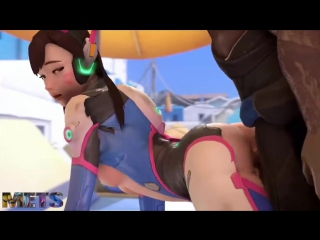 Overwatch хентай hentai music fuck porn cartoon порно мультик 3d