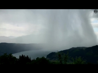 Tsunami from heaven amazing rainstorm timelapse