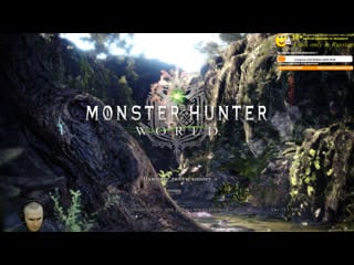 Прокачиваю лысого №1 monster hunter world