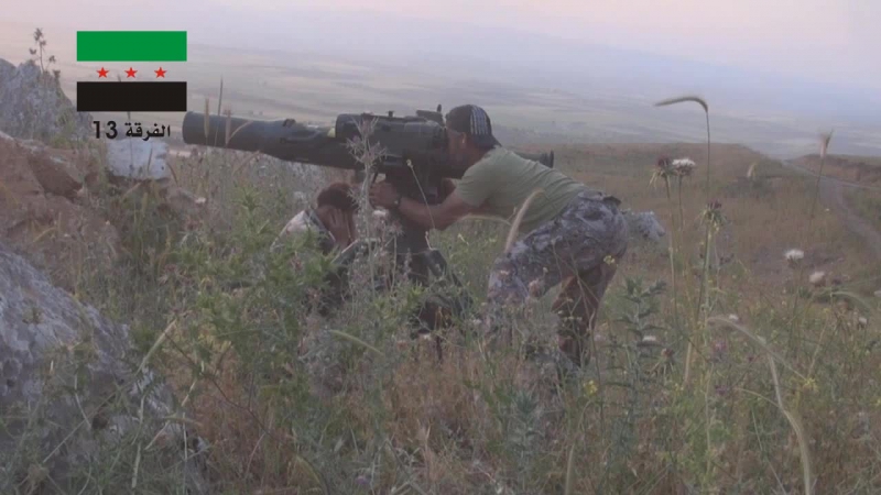 Боевиками сау 2с1"гвоздика" саа из птрк bgm 71tow в джиср аш шугур