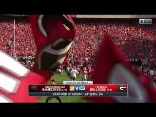 Ncaaf 2017 / week 10 / south carolina gamecocks (1) georgia bulldogs / 1н / / en